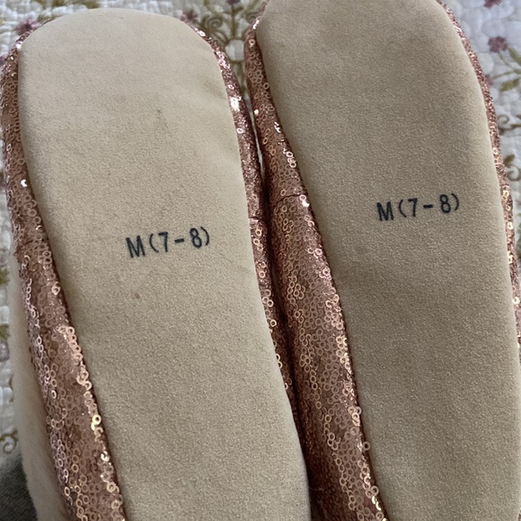 NWOT George women’s embellished slippers in size M - Picture 4 of 4
